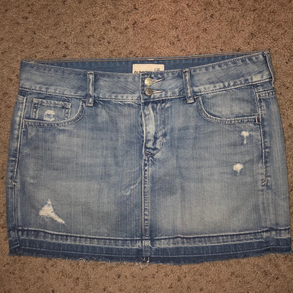Old Navy Denim Mini Skirt size 10